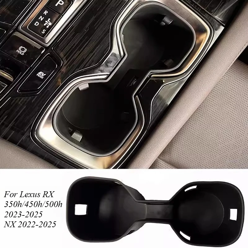 حامل المحدد صندوق تخزين لكزس RX 350h/450h/500h2023-2025 NX 2022-2025 تجديد الملحقاتCar التحكم المركزي كوب ماء