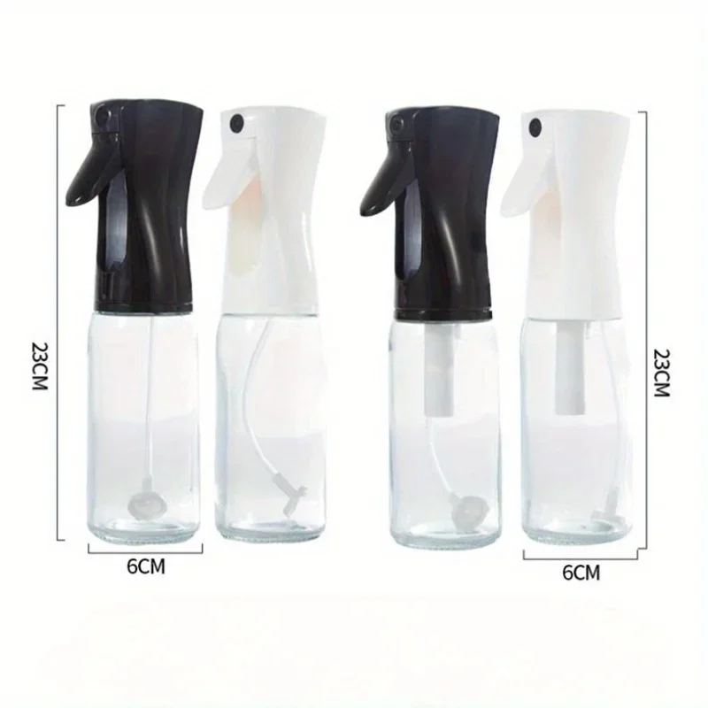 

1pc Black Kitchen Oil Bottle Cooking Oil Spray 200ml Pneumatic Spray Bottle Fitness Barbecue Spray Oil Dispenser