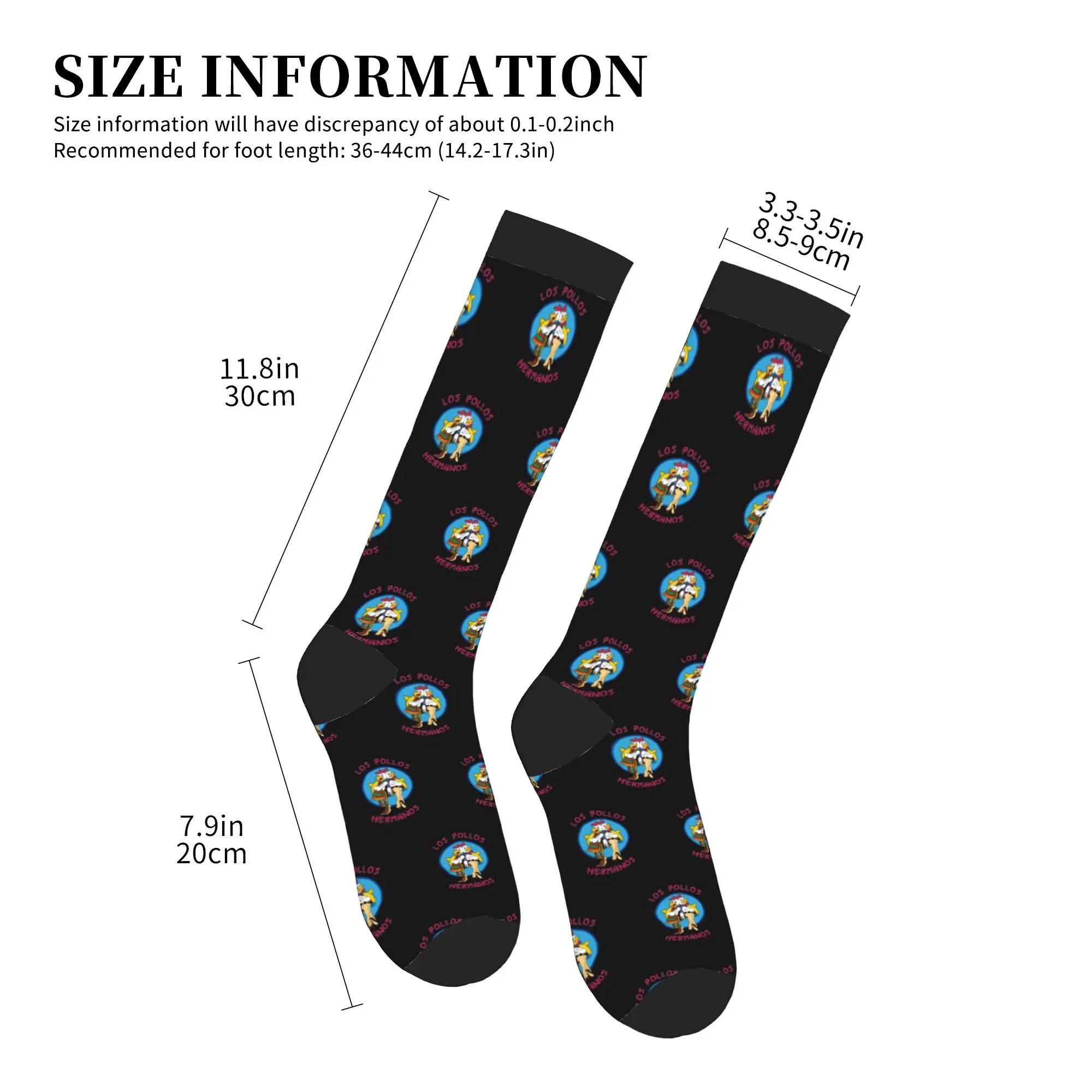 Los Pollos Hermanos Breaking Bad Socks for Men Women Stretchy Summer Autumn Winter The Chicken Brothers Sports Compression Socks view 4