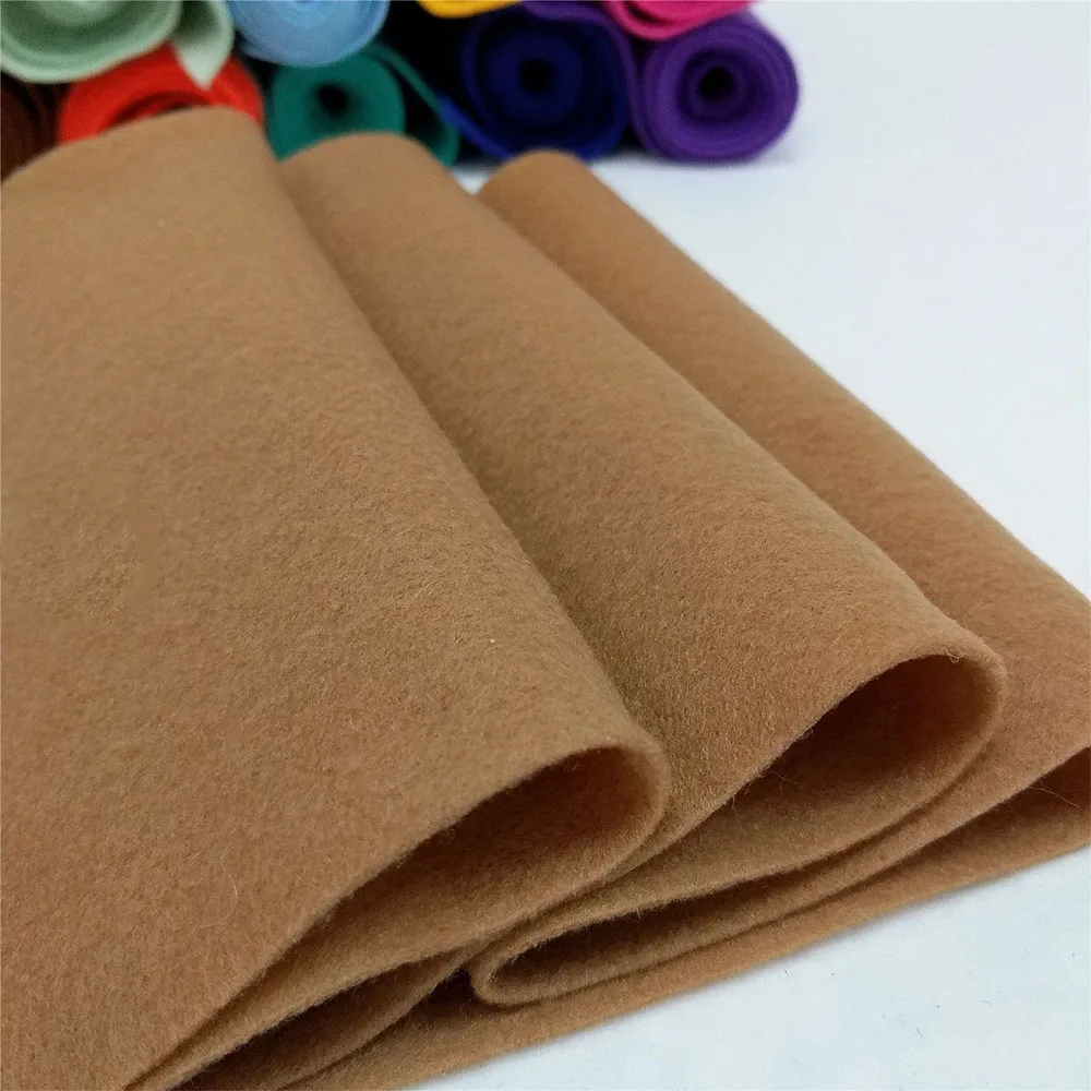 20x90cm veelkleurige zachte vilten stof niet-geweven vilten stof vel patchwork diy naaien pop ambachtelijke accessoires materiaal 1,4 mm dik