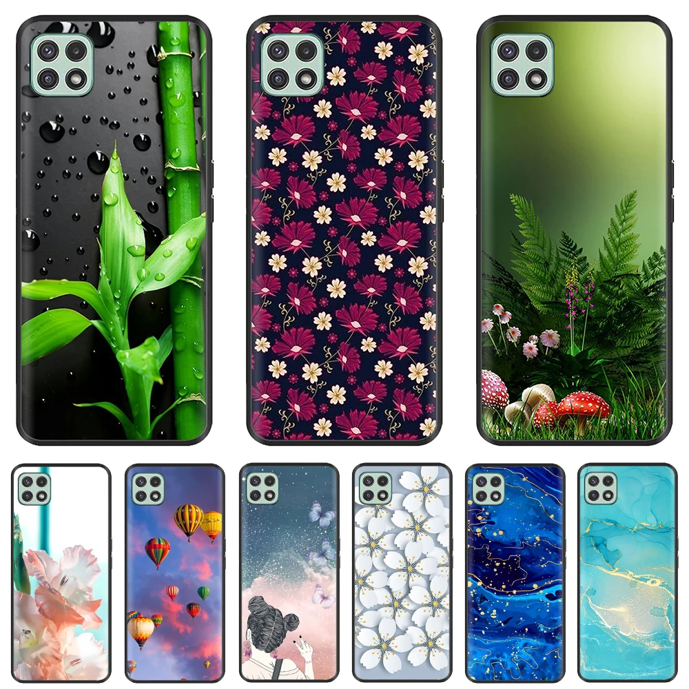 For Samsung Galaxy A22 Case Silicone Cover Case For Fundas Samsung A22 SM-A225F 5G SM-A226B GalaxyA22 TPU Protective Back Cover