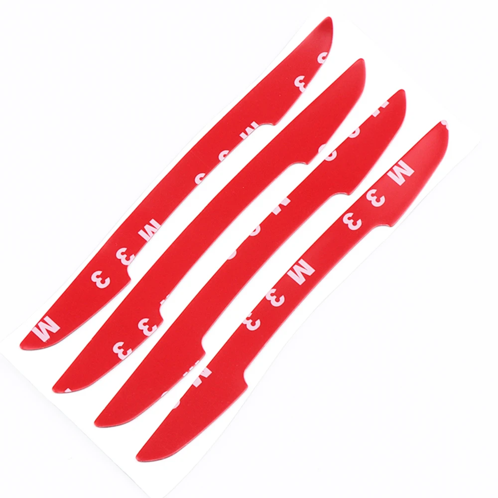 4PCS Car Door Edge Anti Collision Strips Auto Protector Stickers Accessories For BMW M M3 M5 F10 F30 F20 E28  E36 E39 E46 E91 X1