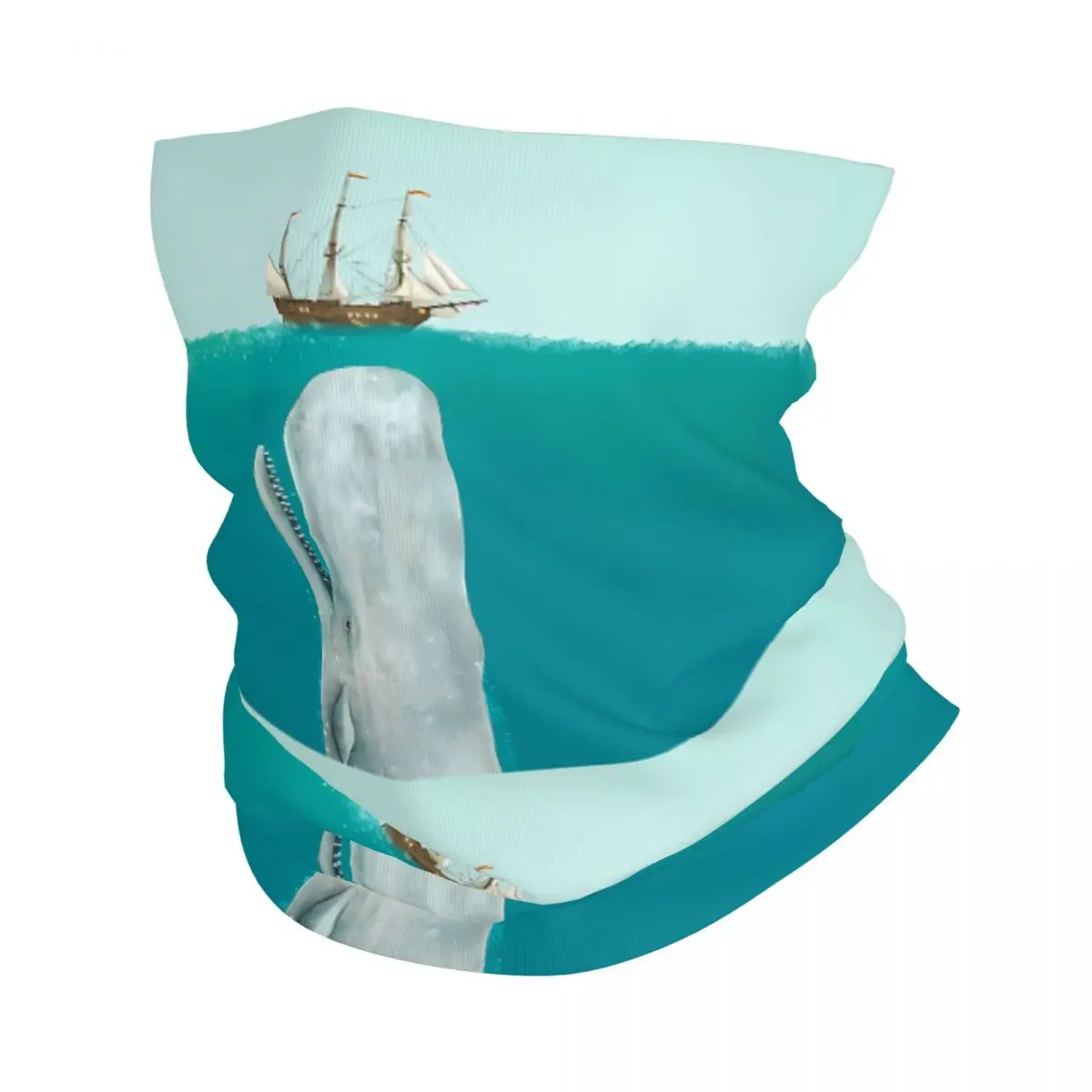 The Whale - Full Length Scarf Neckerchief Neck Face Mask Polyester