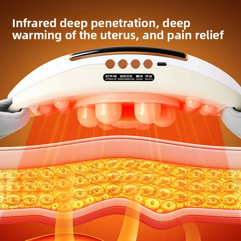 Electric Heating Moxibustion Hot Compress Massager Home Waist Protection Treasure Warm Palace Belt