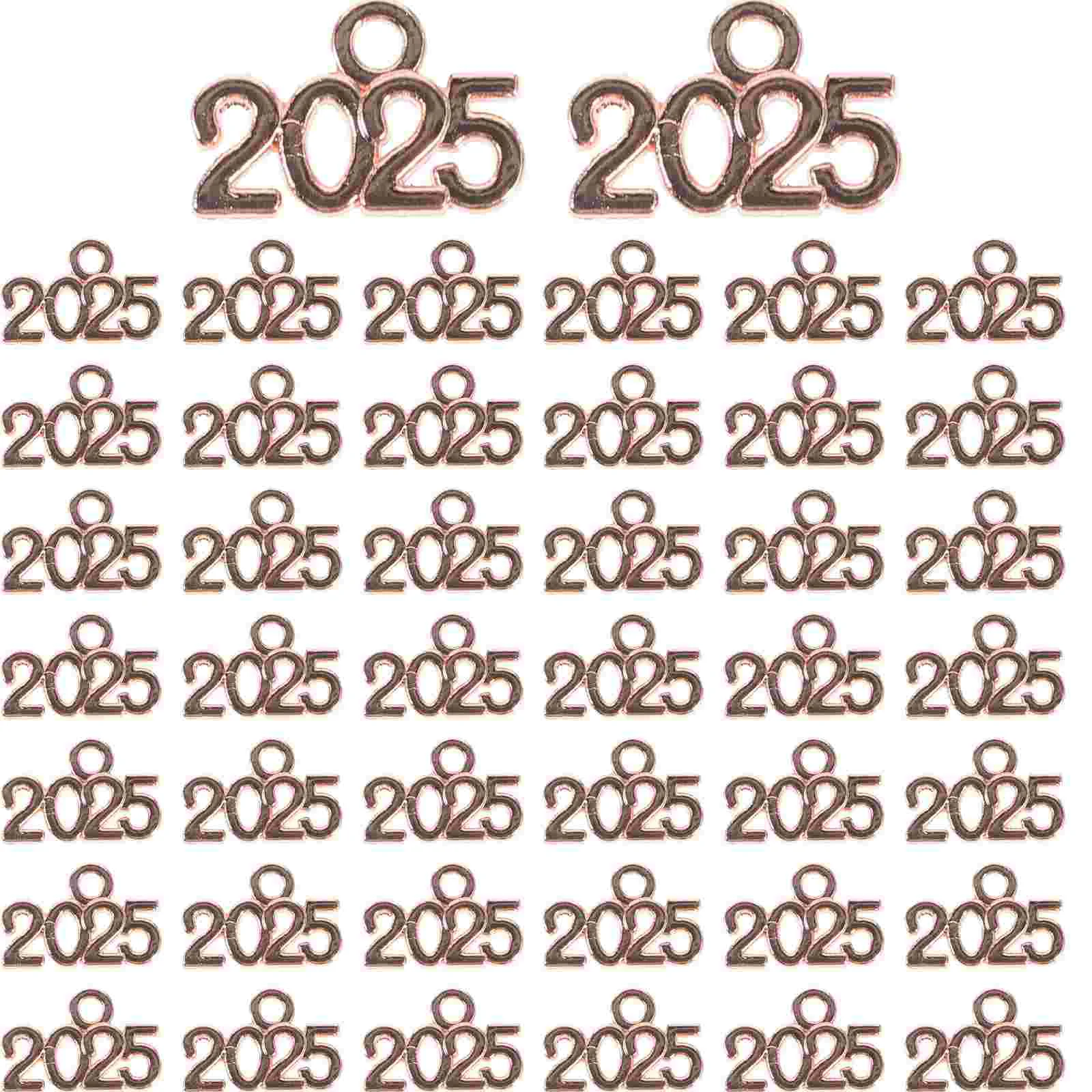 100 Pcs Keychain 2025 Charm Charms Pendant for Graduation Jewelry Making Alloy 2023 DIY