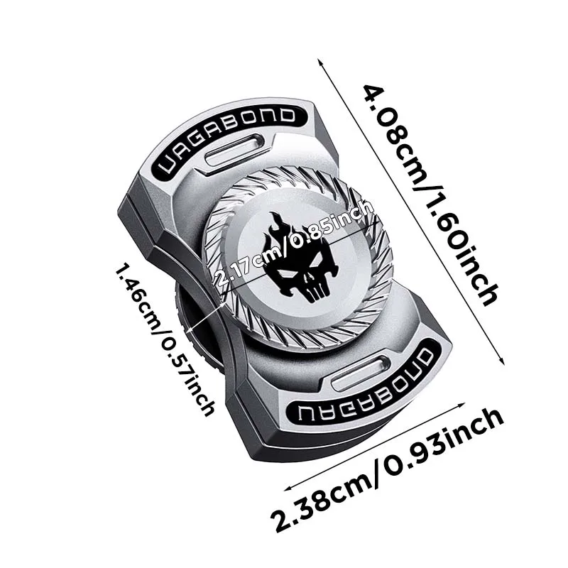 ADHD 집중력 향상 도구 edc fidget 3-in-1 피젯 토이 마그네틱 스피너 푸시 플레이 가젯 스트레스 해소 불안 완화 어린이 성인용