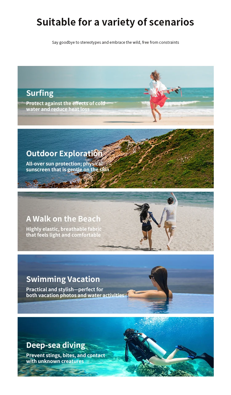 Nu-June Men Rashguard UPF50 Long Sleeve Surf Tops and Shorts Set Swimwear Three Pieces Sweatshirts Pants Beach Diving Suits