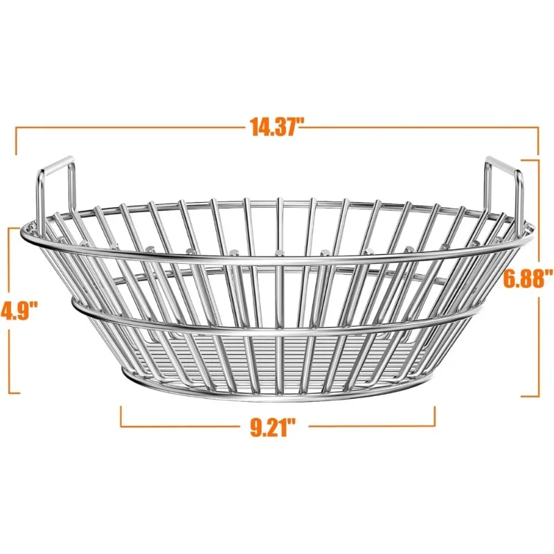 

Корзина для угольного пепла из нержавеющей стали для больших зеленых яиц Камадо Джо, классические грили