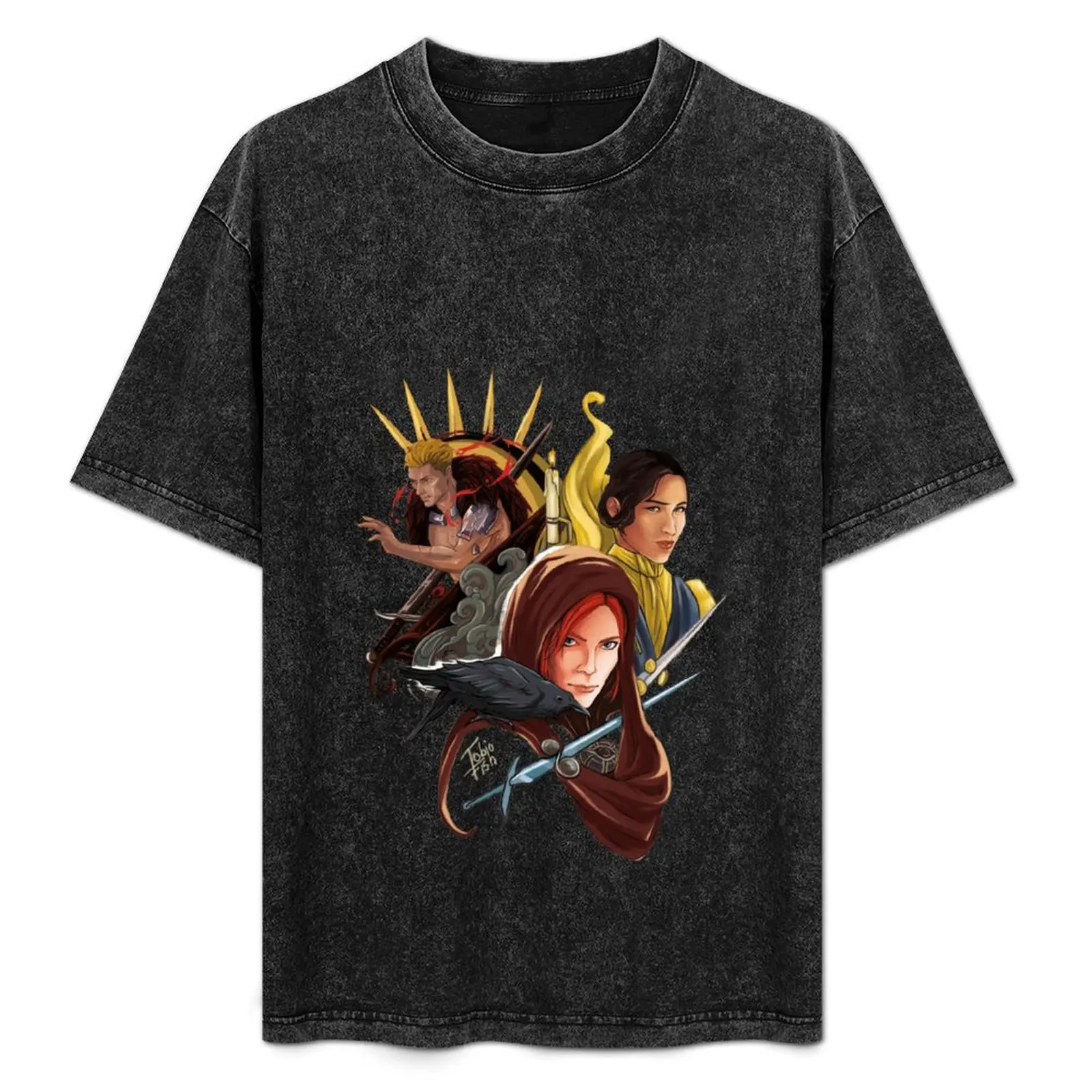 T-shirt Dragon Age INQUISITION, coupe décontractée, haut décontracté à manches courtes