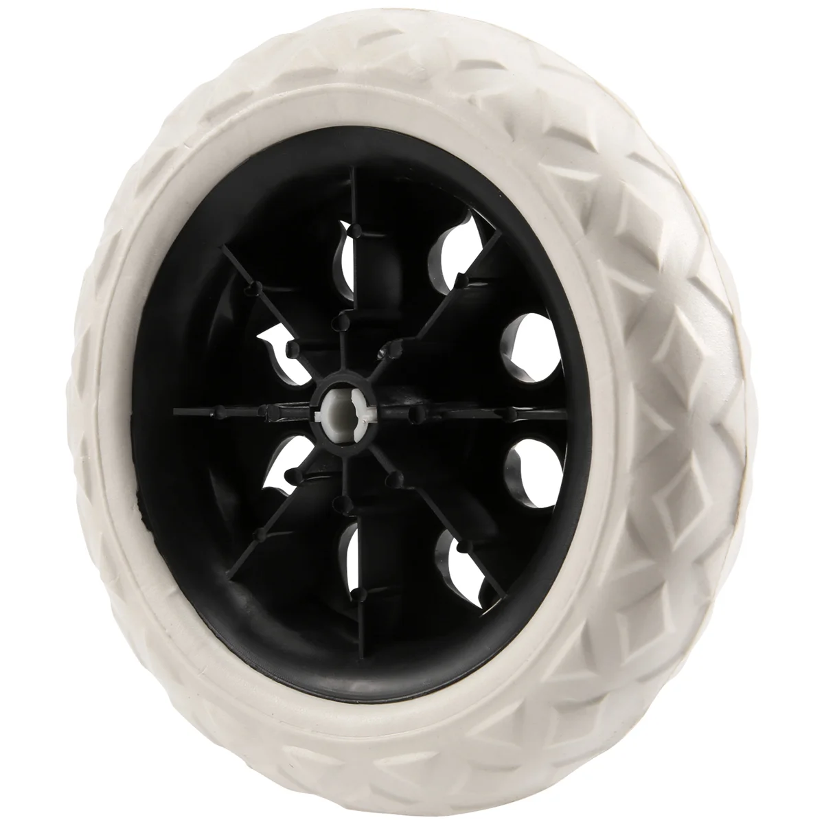 Black White Plastic Core Foam Cartwheel Casters