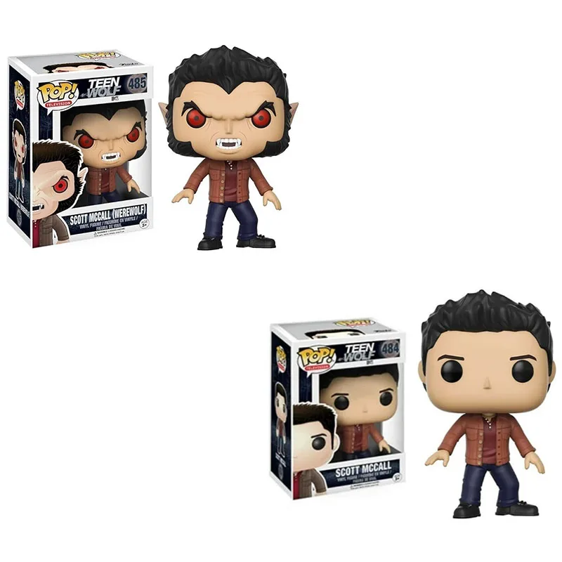 Funko POP Teen Wolf Scoot Mccall(werewolf) 485# 484# Action Figure Dolls Decoration Ornaments Action Figure Christmas Gifts