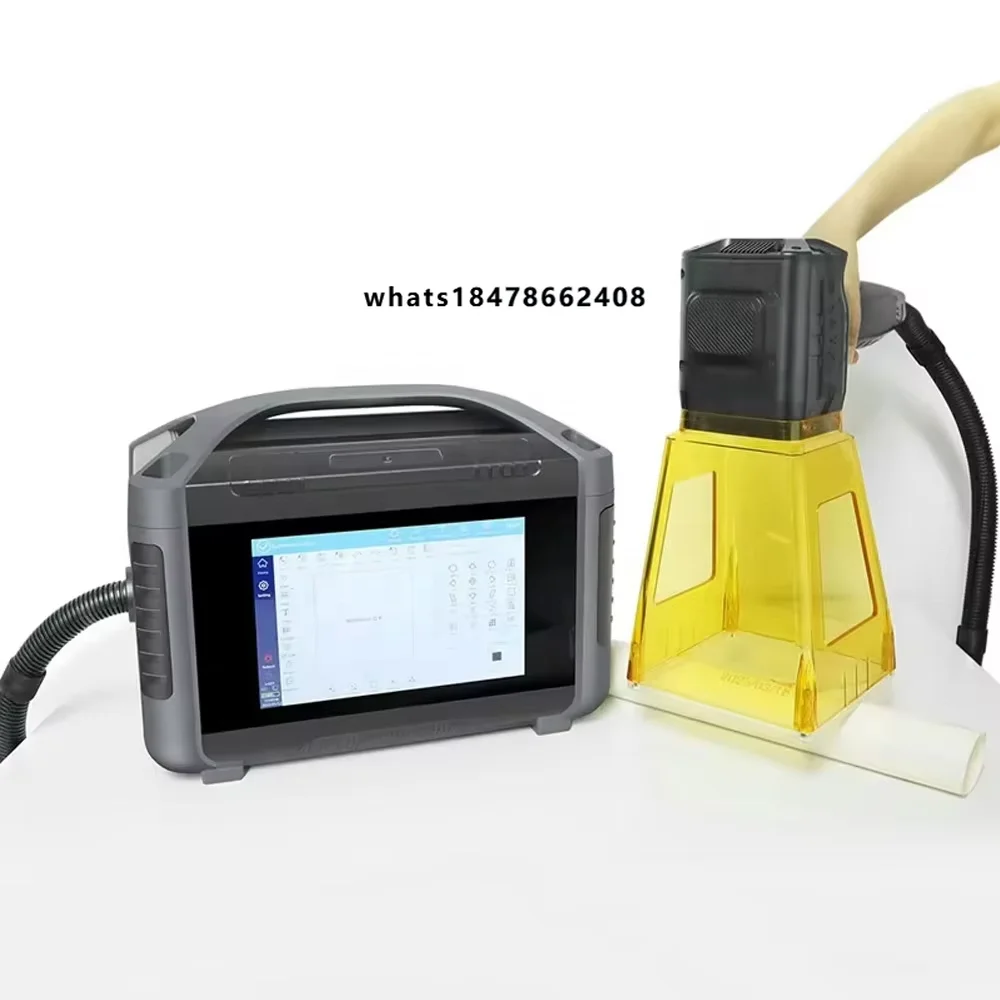 CE Certified Mini Portable Handheld  Engraver 20w 30w 50w Rechargeable Max Fiber  Marking Machines for Metal Plastic