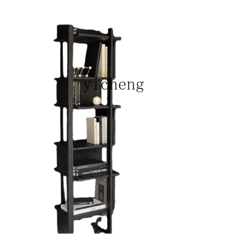 

XL Bookshelf Corner Shelf Solid Wood Cabinets Wooden Shelf Partition Floor Rotating