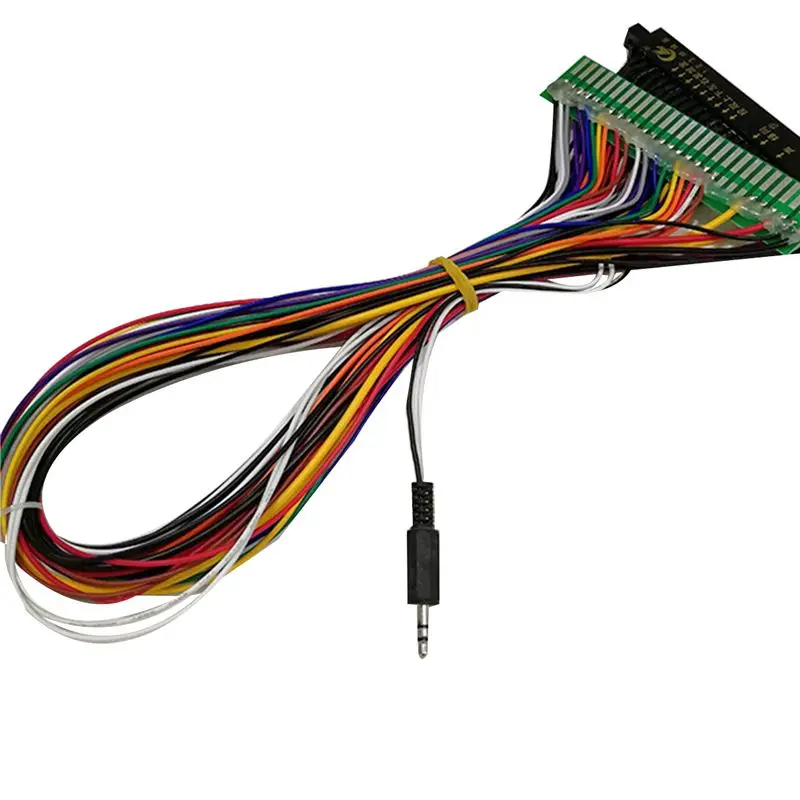 {T30C Latest}28Pin Jamma Extension Cable Game Machine Jamma Harness Connectors Gold Finger for Game Parts Coin Operator