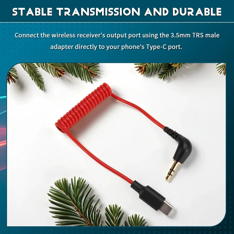 Type-C naar 3,5 mm kabel voor RODE Wireless Go II, haakse TRS mannelijke DAC AUX adapter audiosnoer vervanging