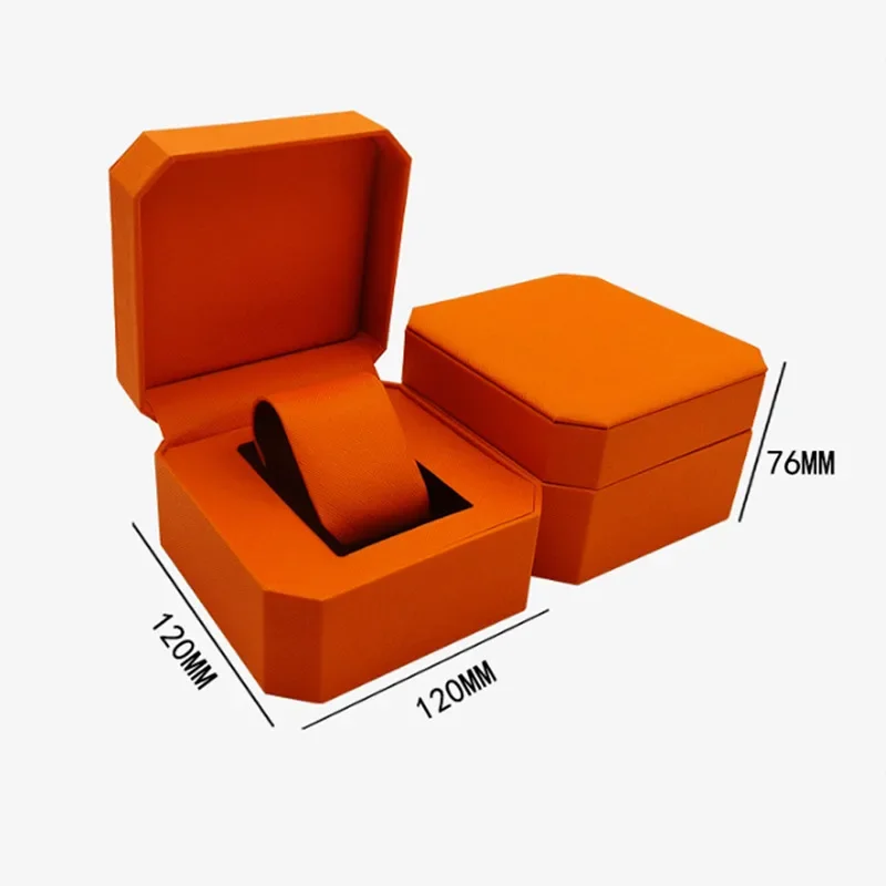 Watch Storage Bracelet Box Wristwatch Watch Holder Travel Jewelry Watch Organizer For Men Gift PU Single Watch Display Case