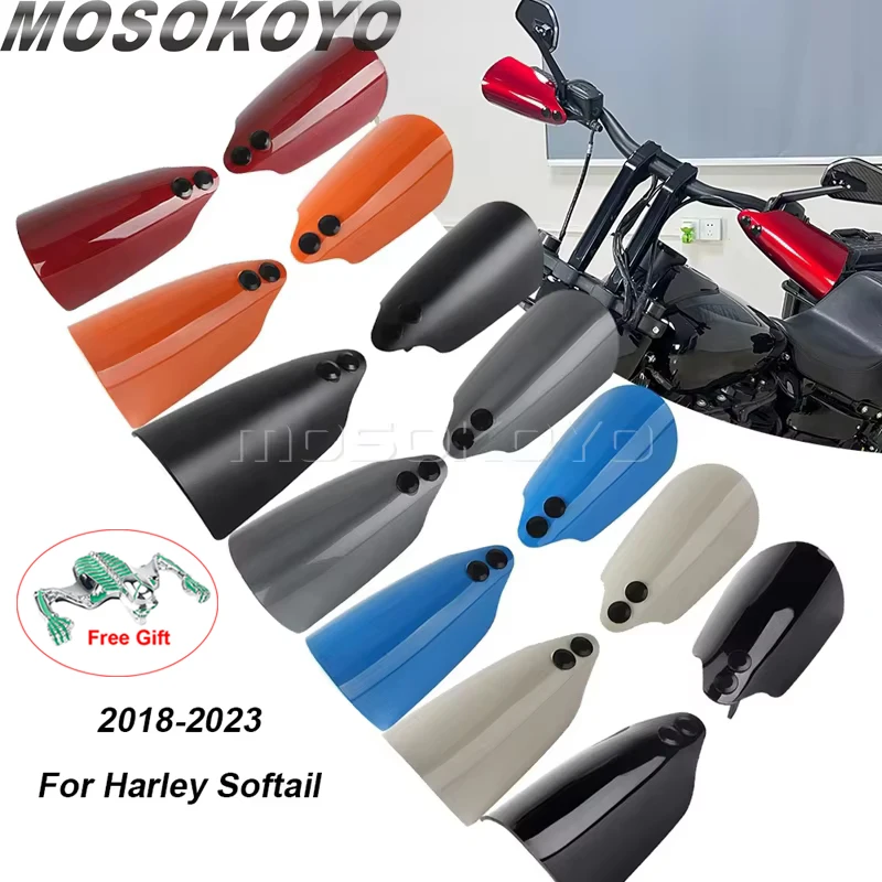 For Harley Softail Low Rider ST FXLRST Street Bob Heritage Classic Motorcycle Hand Guard Shield Guard Handle Handguard Protector