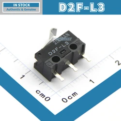 10pcs-100pcs D2F-L3 New Original OMRON Micro Switch Grey Dot Limit Switch Mouse Button Repair Whloesale