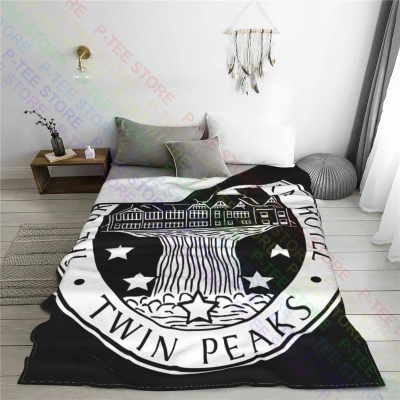 Twin Peaks The Great Northern Hotel Lynch Cult Drama Blanket Plush Plus Velvet Machine Washable