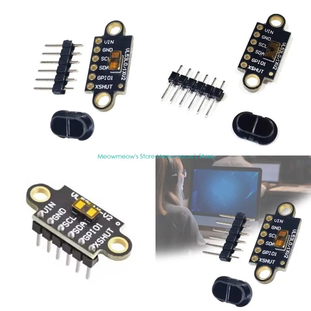 

W91A Miniature Flight Time Ranging Sensors Module, 3.3V-5V for Drones Obstacle Avoidance Suitable for Hobbyists Maker