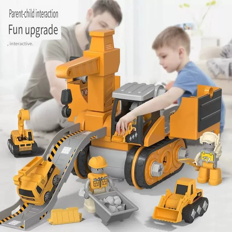 Kinderen Techniek Voertuig Elektrische Boor Gereedschap Speelgoed Match Kinderen Educatief Gemonteerd Sets Gereedschap Voor Jongens Moer Gebouw Gift