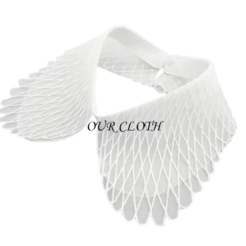 Fashion Double Layer Lace False Collar For Round Neck And V Neck Tops Decoration Y1AC