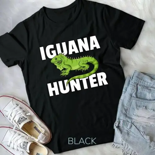 

Iguana Hunter Reptile Lizard Hunting Unisex T-shirt