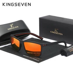 KIINGSEVEN Polarization Men's Sunglasses Sports Anti-slip TR90 Full Frame UV400 Eye Protect Glasses Driving Anti-glare Eyewear