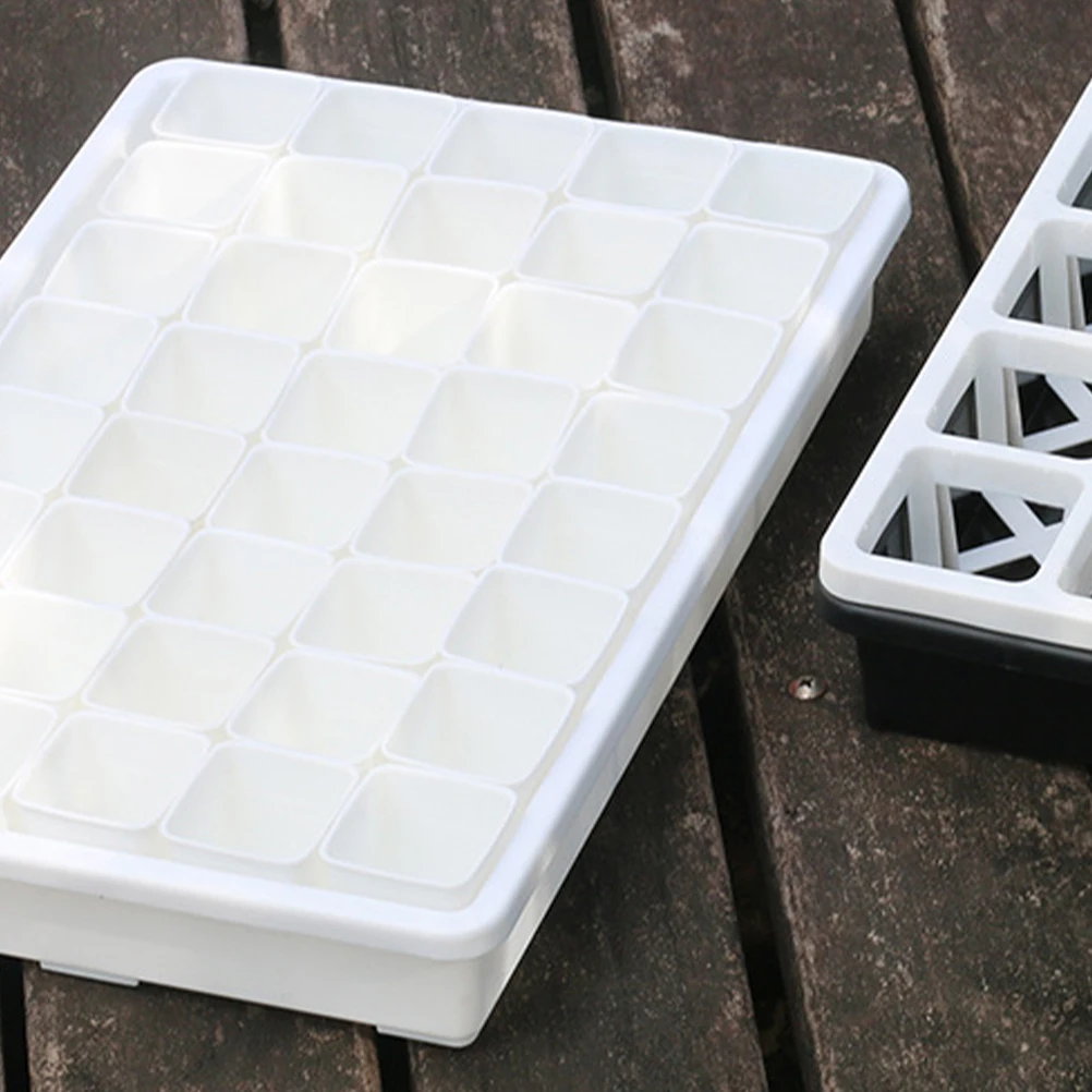 

2pcs Plastic Plant Saucer Tray Rectangular Flower Pot Base For Indoor Plants Drip Tray Drainage Water Catcher Garden Accessories