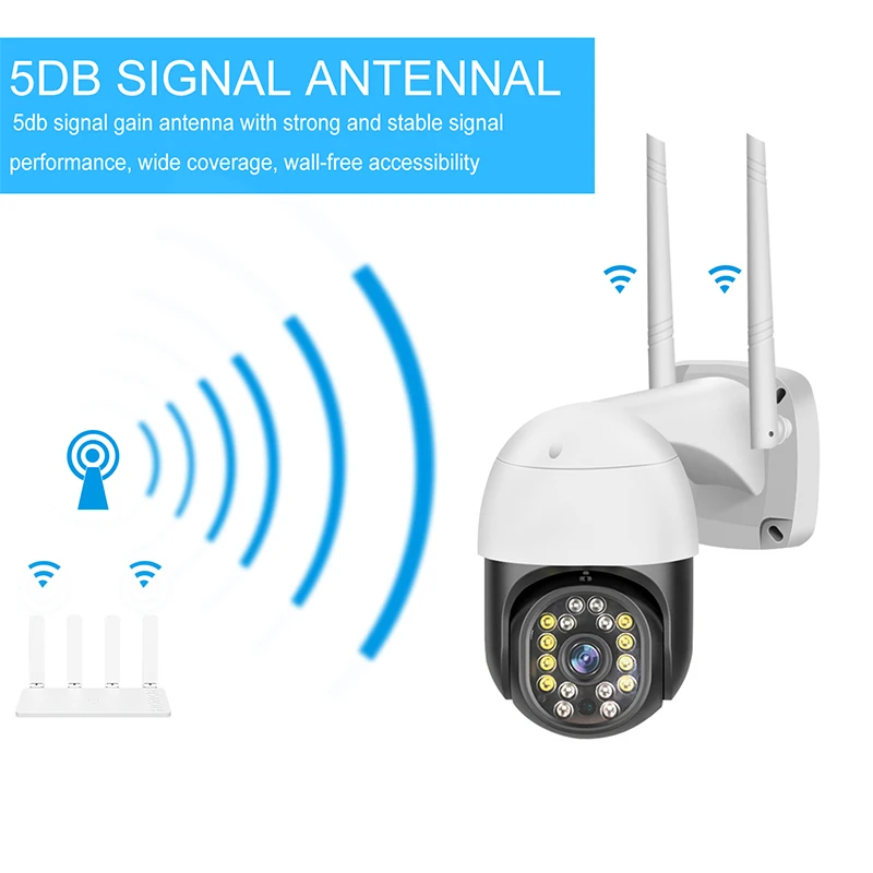 Lanbon 2021 Wifi HD Câmera IP multifuncional externa e interna de tamanho mini