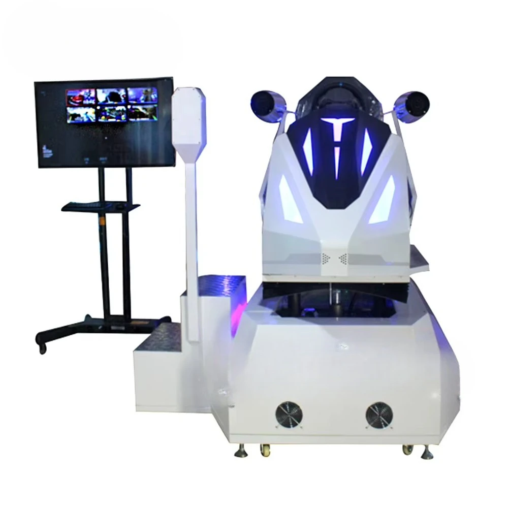 Indoor Virtual Reality Game VR Park  Racing Si mulator 9d VR Car Racing Amusement Park Rides