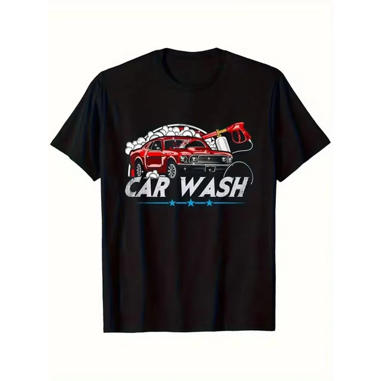 Mens and womens professional mobile car washing and detailed pattern t shirts with and suitable for machine washing as casual shirts for car enthusiasts car shirts vehicle enthusiast clothing