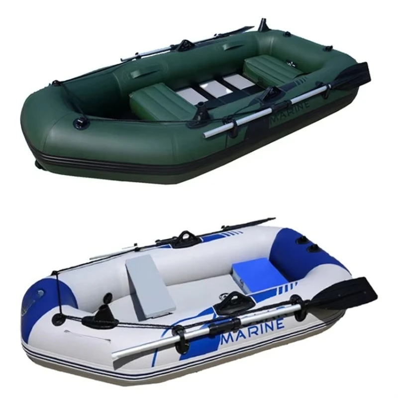 

High quality PVC canoe 330cm 5 person canoe inflatable fishing kayak with accessories