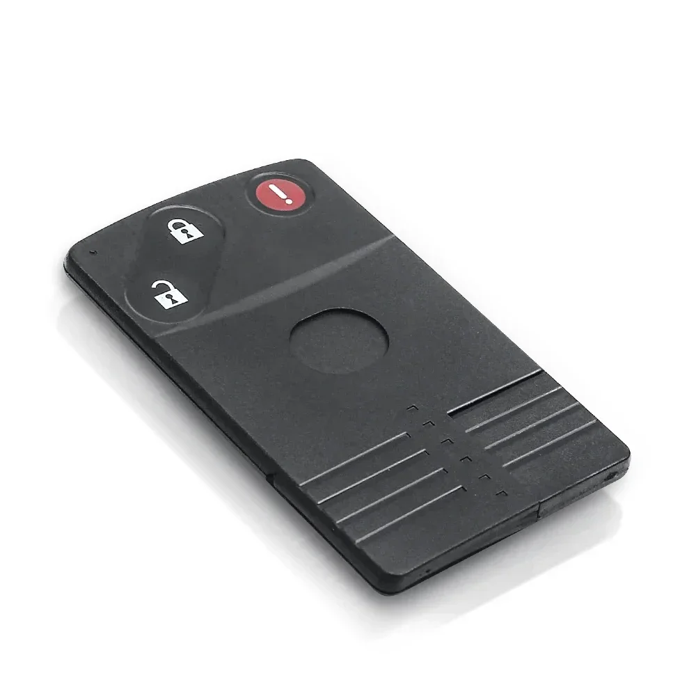 Dandkey Car Remote Key Shell Fob Blank 2/3/4 Buttons For Mazda 5 6 CX-7 CX-9 RX8 Miata Replacement Smart Card Uncut Case Cover