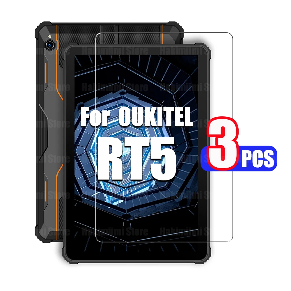 

Screen Protector Compatible with Oukitel RT5 (10.1 inch) 2023 Released Anti-Bubble Anti-Fingerprint Transparent Tempered Film