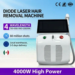Permanent Ice Cool Remove Hair Depilator Machine Hair Removal Diode Laser Painless Epilater Fast Laser Hair Removal For Salon