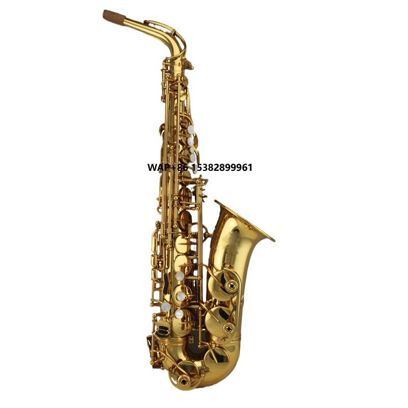

Eastern Music Pro Use Gold Lacquer Alto Saxophone Mark VI Style with Contoured PC Flight case