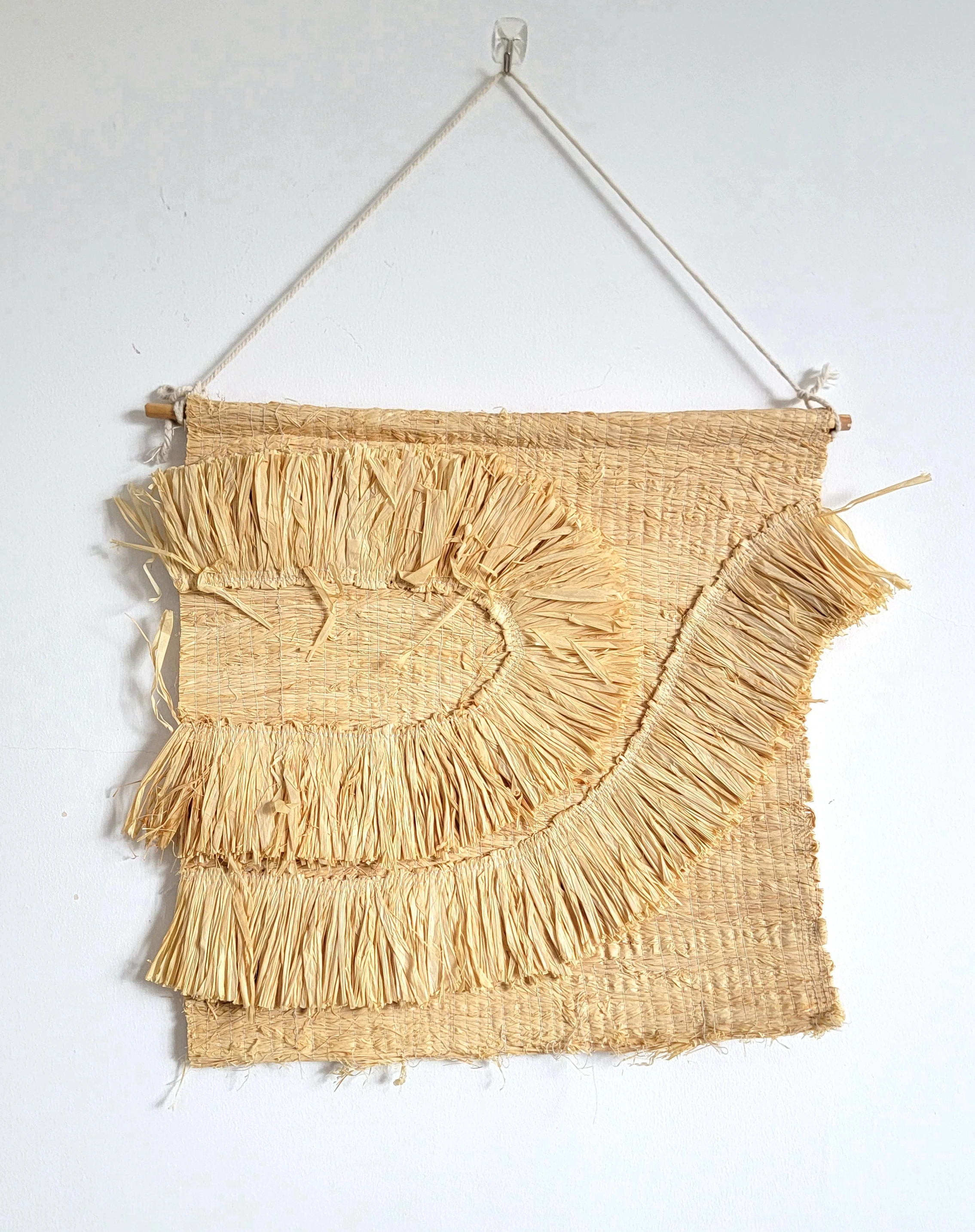 

RAFFIA DECORATION-HANDMADE -WEAVING TAPESTRY home decor wall decorations