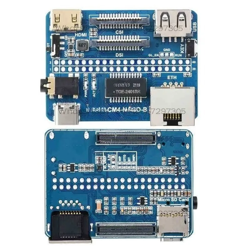 Applicable To CM4/CM5 Computing Module Baseplate Multiple Interface Expansion Board, Only CM4 Size