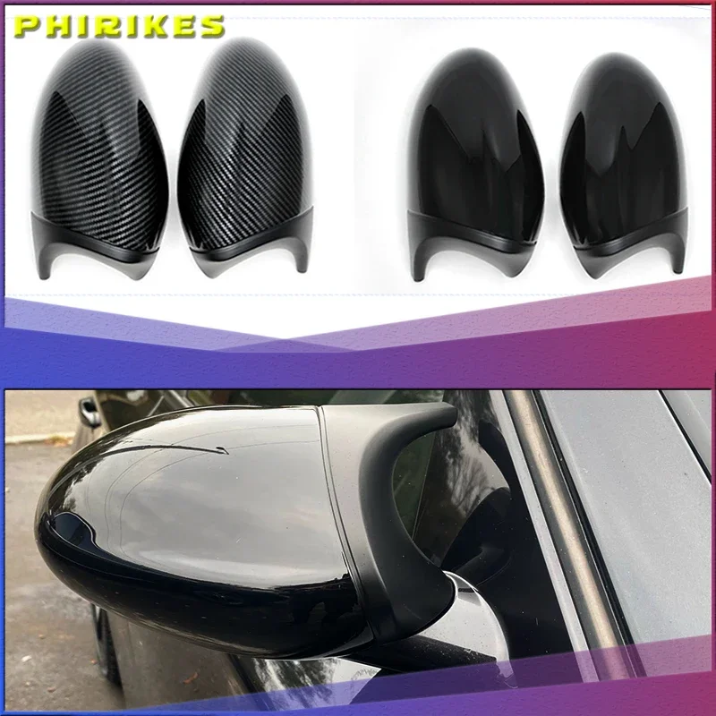 

E90 E91 Pre-LCI 2005-2007 black M3 Style Cover E81 E82 E87 E88 For BMW 3 Series E92 E93 Rear Mirror Cap 2006 2007 2008 2009