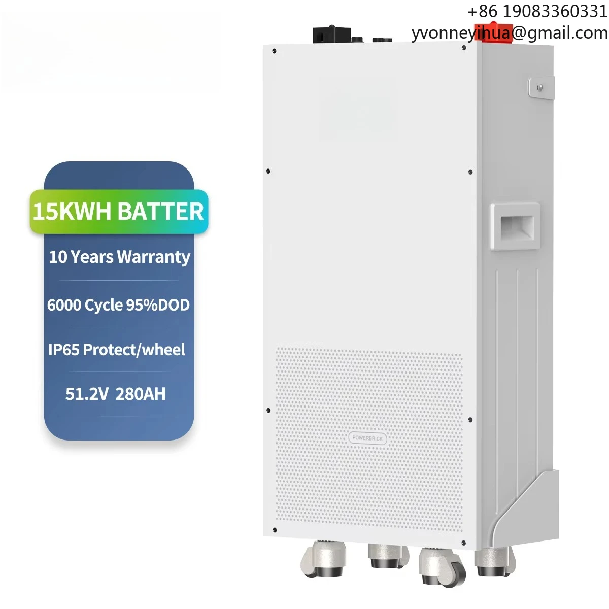 

Dyness Lithium Battery 15kwh 51.2v 280ah 8000 Deep Cycle Power Wall Mounted Battery For Solar Power System Hom Energy Storage