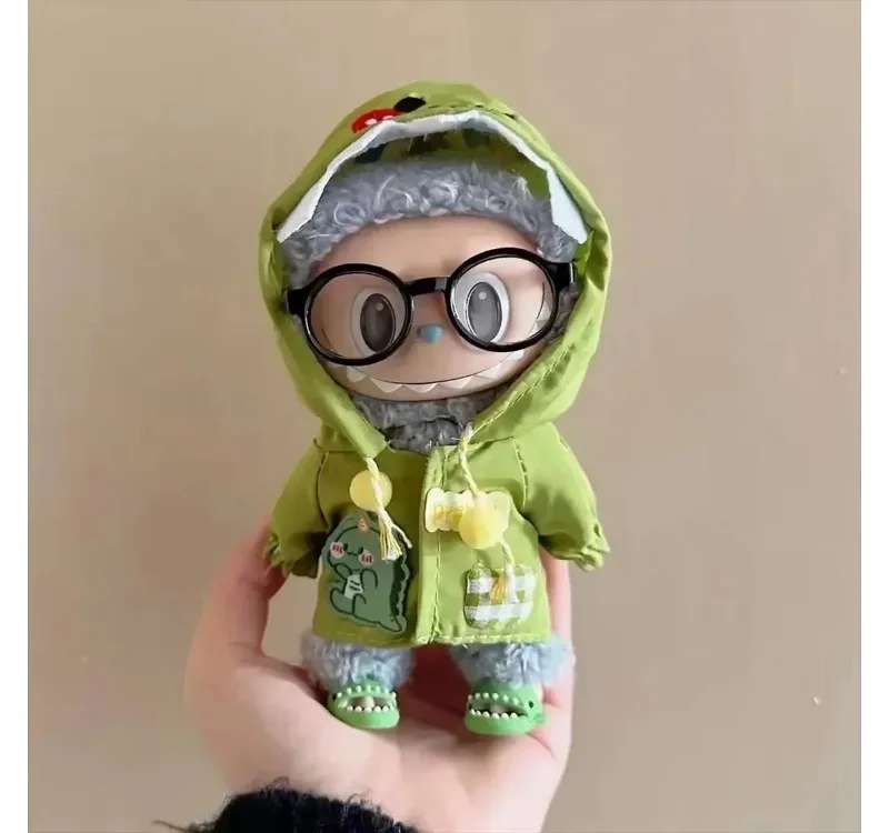 

Мини-плюшевая кукла, одежда, аксессуары, плащ с динозавром, комплект для Labubu Idol V1 V2, одежда для куклы, подарок