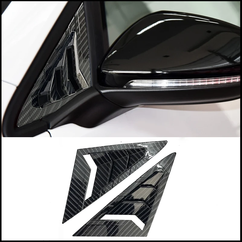 

Car Styling For VW Golf 7 MK7 MK7.5 2013~2019 Front Triangle Window Blind Shades Louver Vent Cover Sticker Trim Accessories