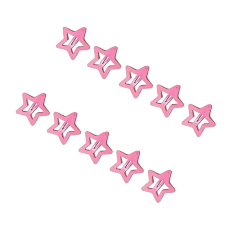 Pack of 10 Harajuku Star Hairpin Bride Ponytail Hairpin Elegant Hair Clip