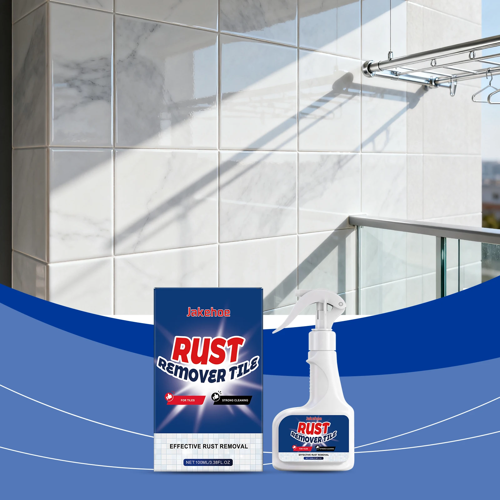 

Home Tile Cleaning Spray Stain Remover Aids Reducing Water Stains Scratches Enhances Shine Renews Surfaces Easy Use