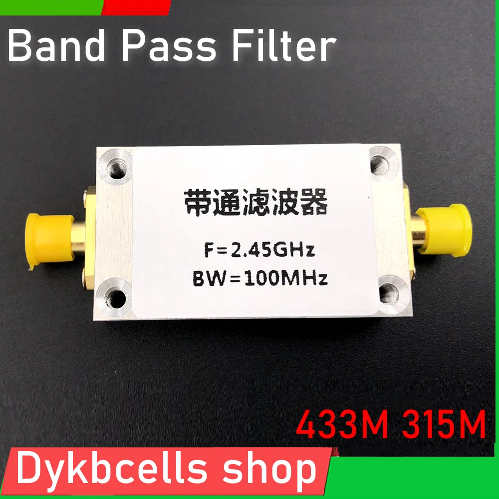 Imagem -05 - Passe Banda Filtro Bpf 315mhz 433mhz 1090mhz 1575mhz 2450mhz 5.8ghz 2.4g 5.8g Wifi Gps Rtl-sdr Receptor Amplificador de Rádio Presunto