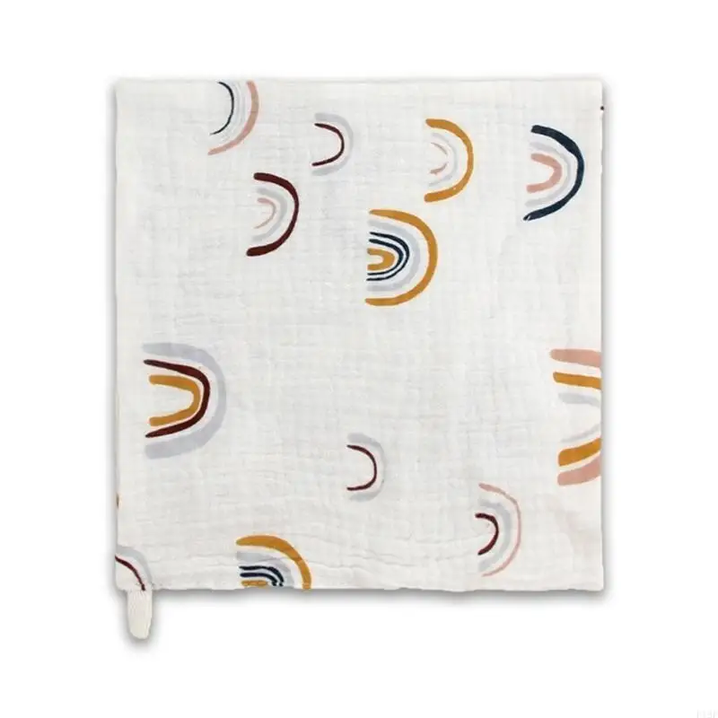 

F19F Square Towel Washcloths Nursing Towel Baby Wipe Breathable Face Towel for Infant