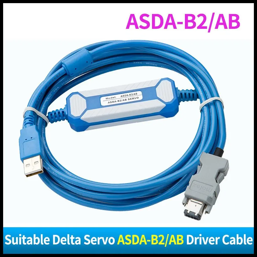 Imagem -02 - Cnc Asda-b2 ab Adequado para Delta a2 Servo Drive Cn3 Conectar Cabo de Programação Comunicação Asd-cnus0a08