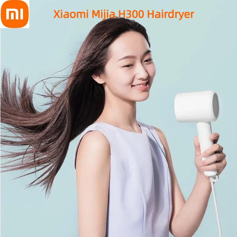 

Xiaomi Mijia H300 Фен Профессиональный анионовый фен Быстросохнущий вентилятор Интеллектуальный контроль температуры Легкий вес