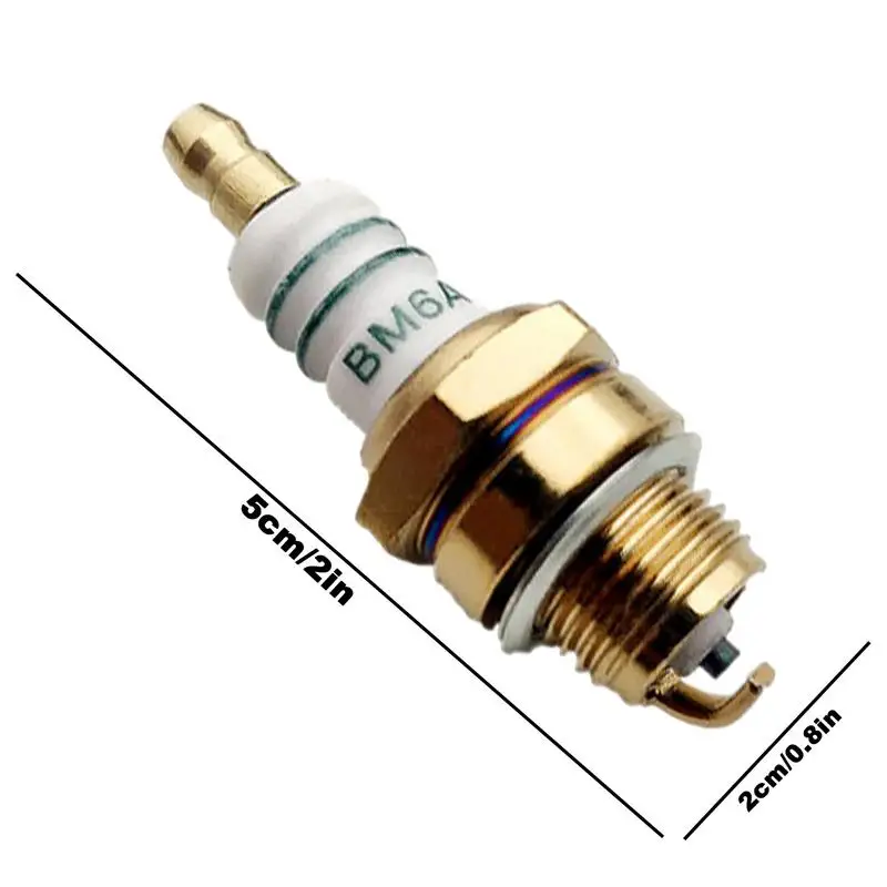 Spark Plugs High-Performance Spark Plug L7TJC 3-sided Pole for Gasoline Chainsaw and Brush Cutter Garden Power Tool Accessories